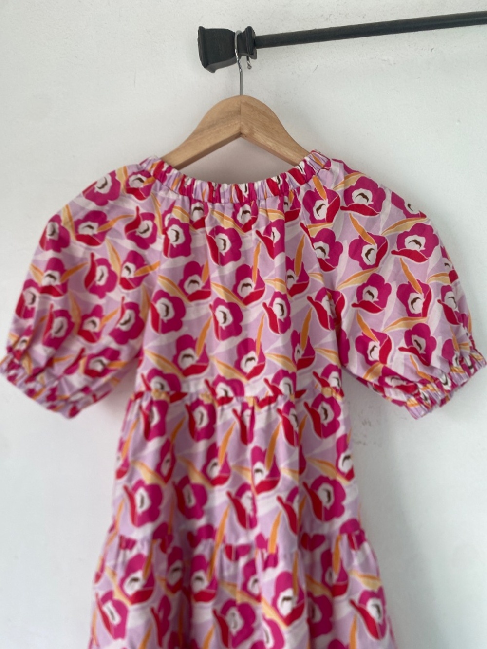 NWT Zara 7 Girl’s Floral Tiered Dress - Picture 9 of 12